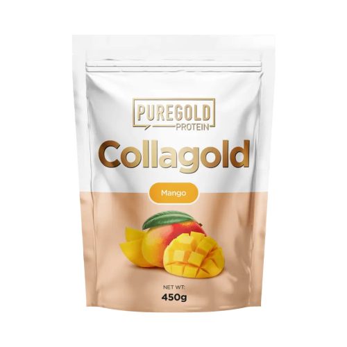 CollaGold Marha és Hal kollagén italpor hialuronsavval - Mango - 450g - PureGold