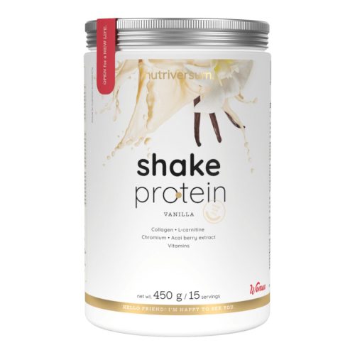 Shake Protein - 450 g - vanília - Nutriversum